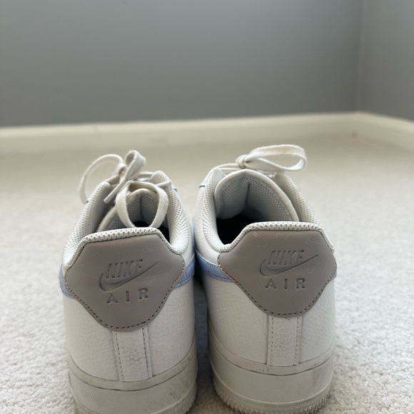 Nike Air Force 1 | Reflective Mini Swoosh | ‘07 | Women’s Size 9 | Light Blue | - Picture 6 of 6